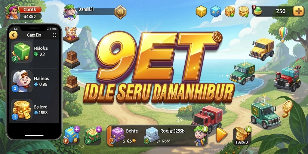 Tampilan gameplay menarik dari 9ET yang seru dan santai.