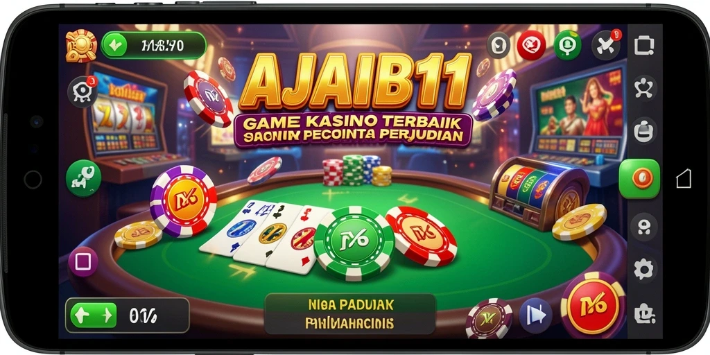Screenshot AJAIB11 menampilkan gameplay Kasino yang seru dan mengasyikkan.
