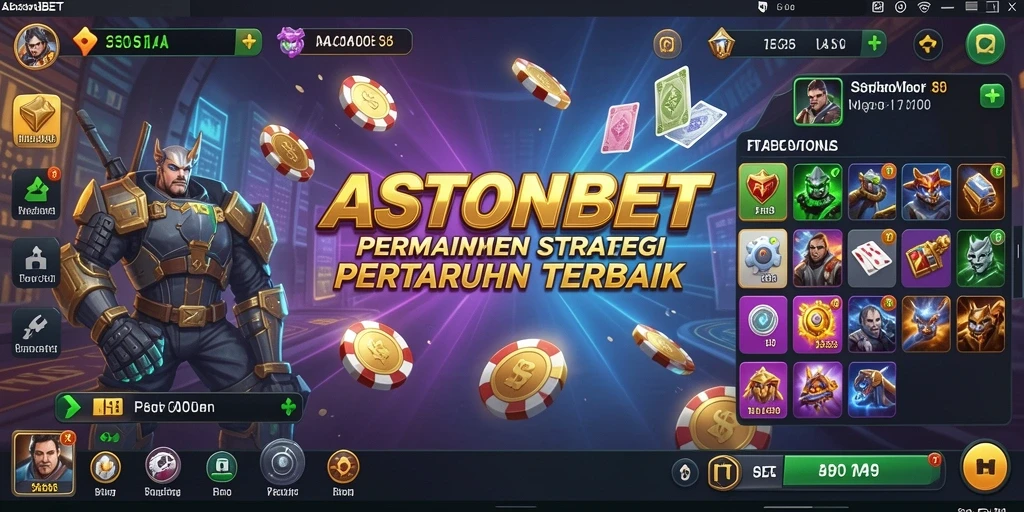 Tampilan gameplay yang mendebarkan dari ASTONBET dalam mode SLG.