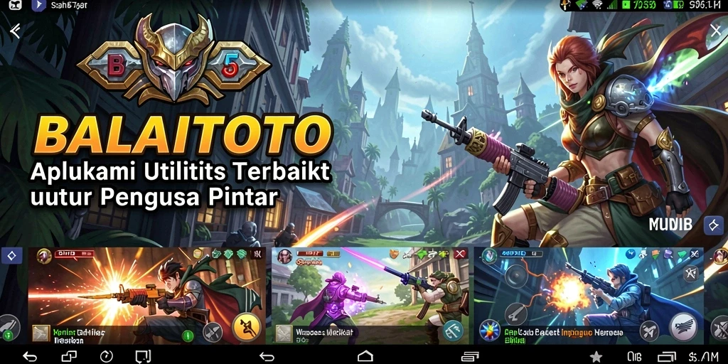 Tampilan antarmuka utama BALAITOTO yang informatif dan mudah digunakan.