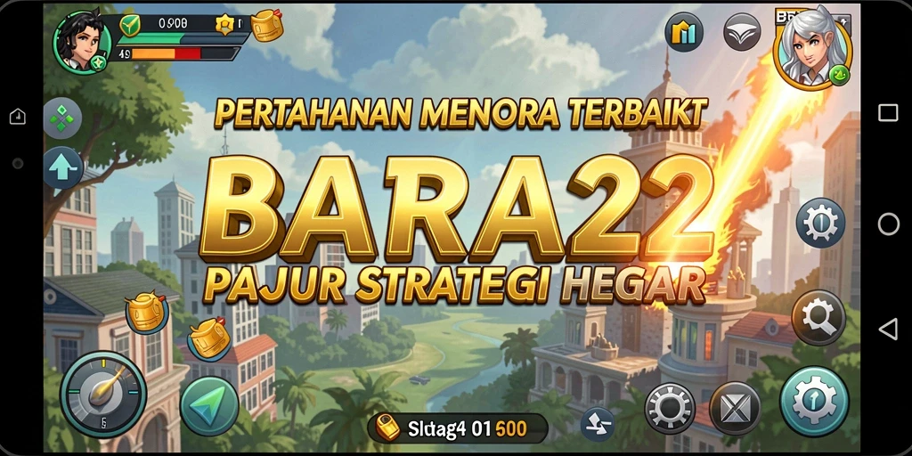 Screenshot gameplay BARA22 menampilkan aksi menegangkan di Tower Defense.
