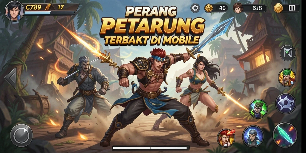 Tampilan gameplay C789 dengan pertarungan yang menegangkan dan karakter yang beragam.