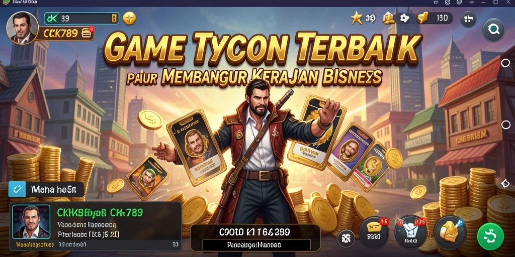 Screenshot CK789 yang menampilkan momen seru dalam gameplay Tycoon.