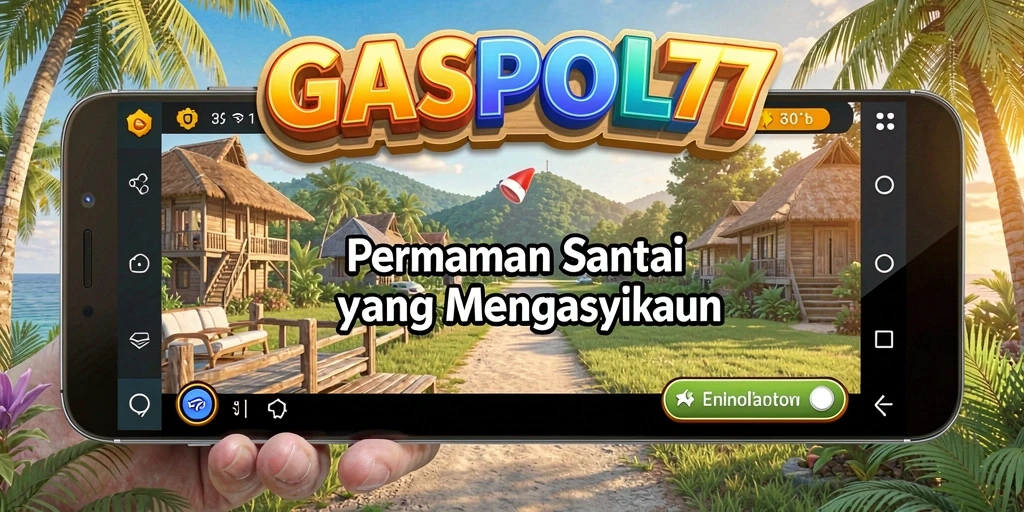 Tampilan gameplay GASPOL77 dengan grafis cerah dan menarik.