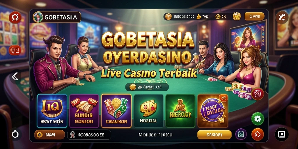 Tampilan gameplay menarik dari aplikasi GOBETASIA Live Casino.