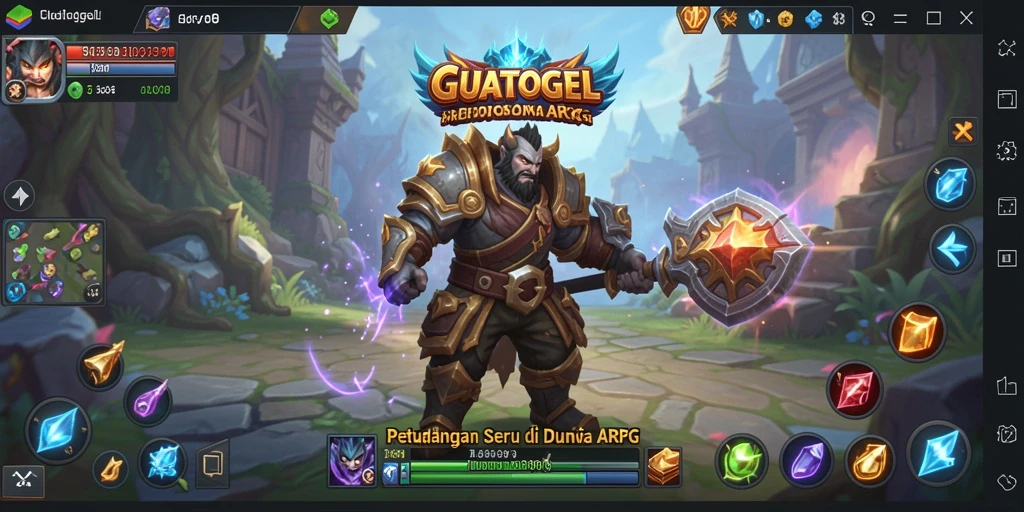 Gameplay seru GUATOGEL dengan pertempuran dinamis.