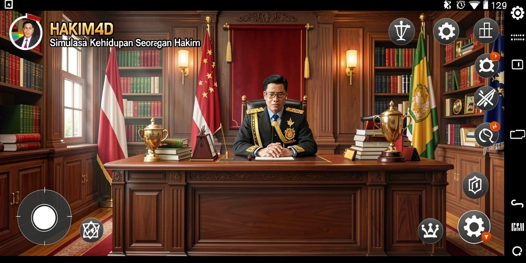 Screenshot HAKIM4D menampilkan gameplay interaktif yang mendebarkan.