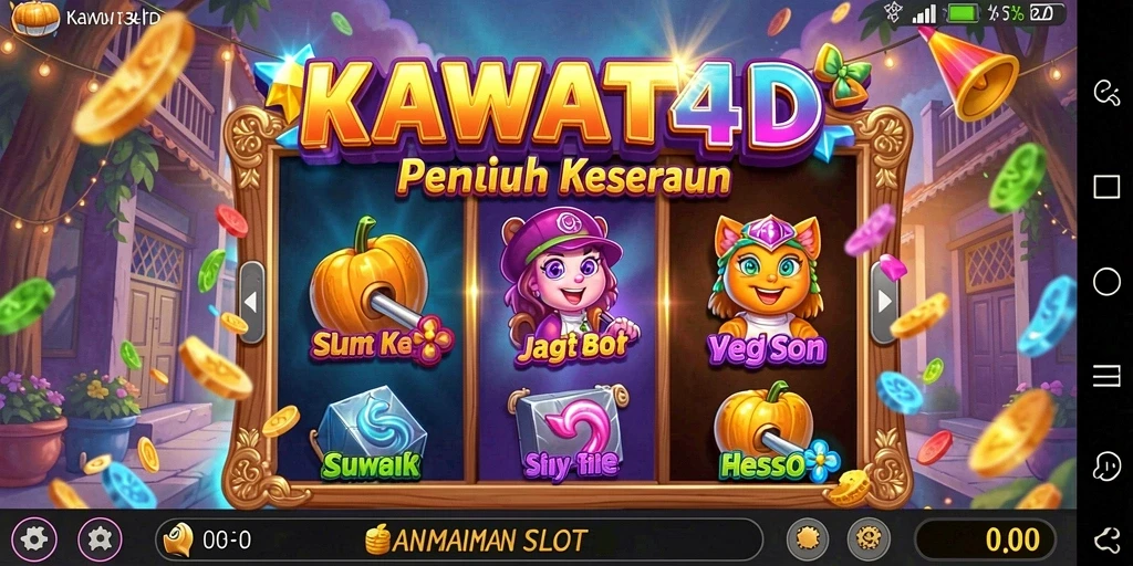 Gameplay seru KAWAT4D dengan mesin slot yang beragam.