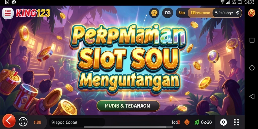 Tampilan gameplay KING123 yang mengesankan dengan fitur slot yang seru.