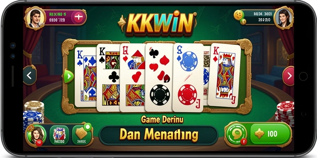 Tampilan gameplay yang menarik di KKWIN dengan pemain berkompetisi.