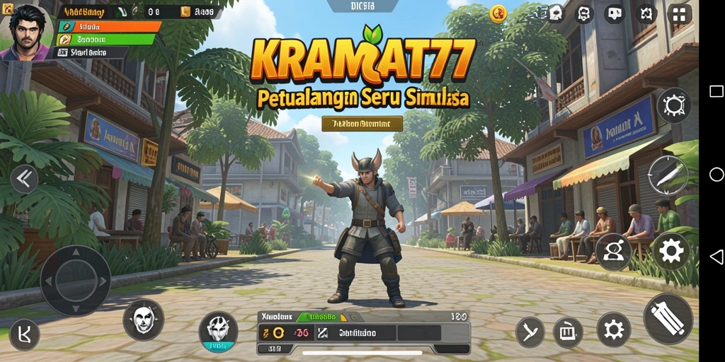 Screenshot utama KRAMAT77 menampilkan pengalaman gameplay simulasi yang mendalam.