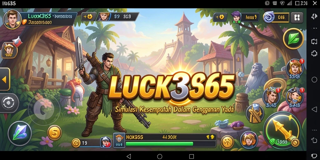 Tampilan utama gameplay LUCK365 yang menarik dan interaktif.