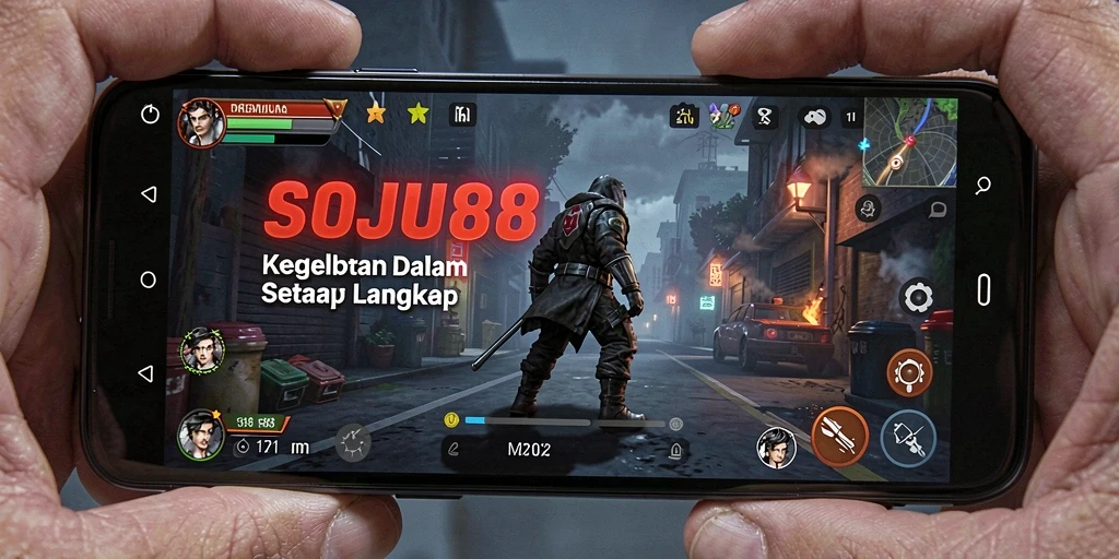 Tampilan gameplay menegangkan di dunia kegelapan SOJU88.