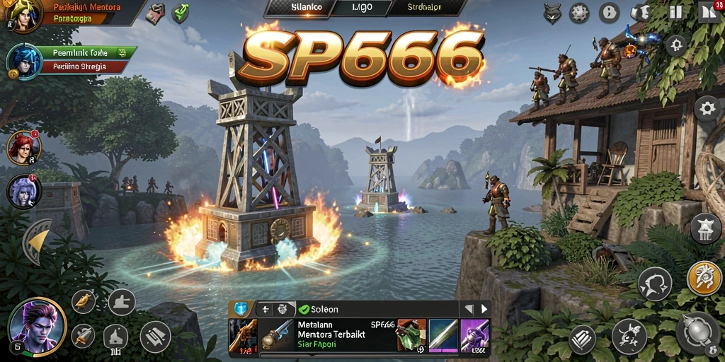 Tampilan gameplay SP666 yang strategis dan mendebarkan.