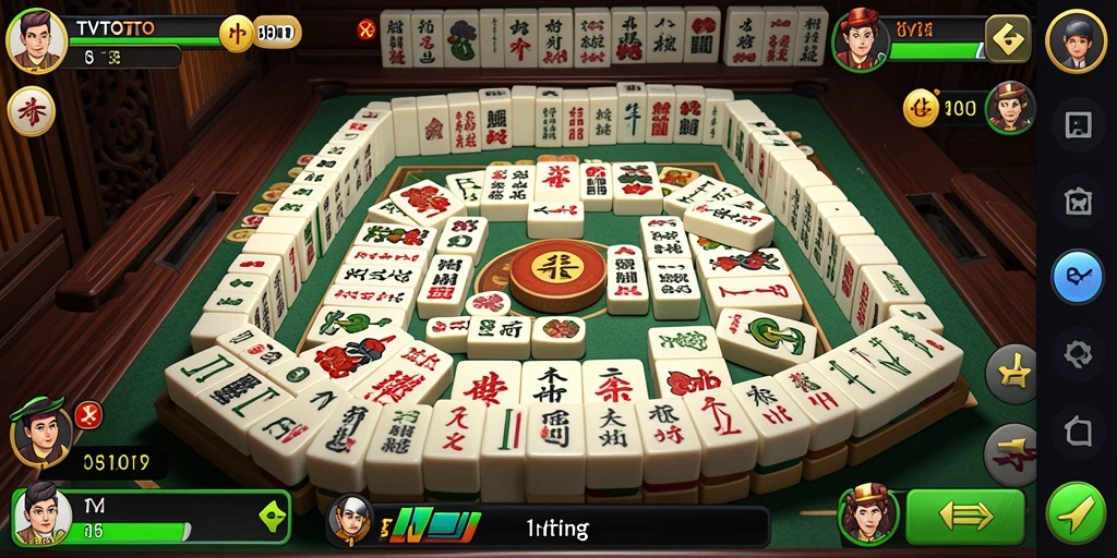 Tampilan gameplay Mahjong yang seru dari TVTOTO.