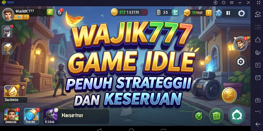 Tampilan gameplay WAJIK777 dengan elemen Idle yang menarik.