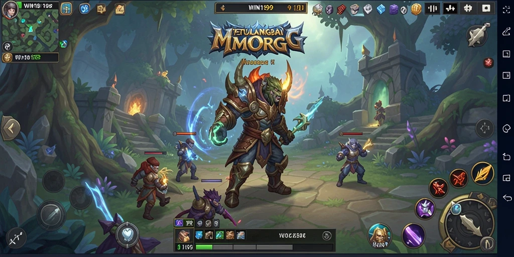Tampilan gameplay <strong>WIN199</strong> yang menakjubkan dalam dunia MMORPG.